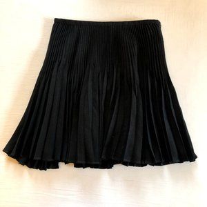 French Connection Black Pleated Skirt
